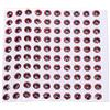 Adfaga Occhi di Pesce Occhi di Pesca 3D Rotondi Morbidi Fai da Te Leggeri Durevoli 5 mm Occhi di Pesce Finti per Appassionati di Pesca Artigiani 100 Pezzi di plastica Colori Vivaci