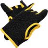 SHINEOFI Guanti da Bowling Antiscivolo Elasticizzati, Traspiranti, Gialli | Silicone, Vestibilità Comoda, per Bowling Sportivo, Taglie 17-21cm e 21-23cm