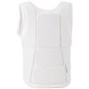 Lljsszr Pettorina Imbottita Smanicato Protezione Imbottito, Corpetto Protettivo per Allenamento, Regolabile, Gilet da Allenamento con Pannelli Cuciti, Sparring, Palestra, Bianco, XL