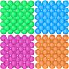 Hanaive Confezione da 144 palline da ping pong da 40 mm, in plastica | Palline colorate multicolori, palline di plastica lavabili, dimensioni del gioco per feste in piscina