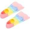 Artibetter Pinne da Nuoto per Silicone, Flessibili e Leggere 17,5 CM | Adatte a Snorkeling e Piscina, Taglia Xxs 27-29, per Allenamento, Calzini o Scarpette