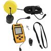 Rcniso Fishfinder Sonar con Rilevamento Ad Alta Precisione | Rilevamento della profondità, Display LCD, Utilizzo subacqueo, Sensibilità regolabile
