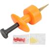 Generic Clip per esche da pesca, 4 artigli, lombrichi con elastico, accessorio per attrezzatura da pesca per attività all'aperto, giallo