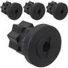 GALPADA 4 Pezzi Base di Montaggio per Kayak in Plastica, Adattatore a | Foro da 0, 3 e 0, 5 Pollici, Supporta Dispositivi, Compatibilità Versatile, Resistente a Usura e Urti