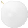 MAGICLULU Bianco Pallone Meteorologico Professionale Lattice 43 Pollici 30g | Applicazioni Accademiche e Previsioni Meteo, Resiste allo Scoppio, Visibilità in Atmosfera, Integrità Duratura