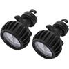 CORHAD 2 Pezzi Manometro per Pressione Gonfiabili 30 Psi Nero in PVC | Letture 0, Alta Precisione e Controllo Chiaro, Uso in Movimento per Accessori Gonfiabili e Tavola