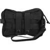 TOYANDONA Marsupio da Cintura Mini in Nylon Nero per Corsa e Montagna | Gancio, Scomparti Interni per Ordinare Oggetti, Uso Multiuso, Facile da Portare