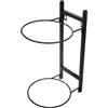 FRCOLOR Porta Palloni da Muro in Acciaio Nero, Salvaspazio senza Foratura | Baseball e Rugby, Montaggio a Parete, Uso Versatile, Accessorio Sportivo, Colore Nero