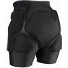 Gralara Pantaloncini Protettivi Aderenti | Flessibili, Pantaloncini Protettivi per Skate, Robusti, Sport Invernali , Nero , L