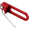 ORFOFE Poggiafreccia Magnetico in Lega per Arco Ricurvo, Rosso | Ricambio per Arco Compound, Supporto Posteriore in Metallo, Alta Durata, Sicuro, Non Si Deforma Facilmente