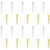 DEARMAMY 20 Pezzi Tee da Golf a Corona in Plastica Trasparente 6,2 CM | ABS e Pe, Leggero e Facile da Trasportare, Accessorio per Pallina, Pratico da Riporre Stile Casuale