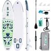 FunWater Tavola da SUP gonfiabile da 3 m e 3 m, per adulti, tutte le abilità con tutti gli accessori