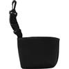 ULTECHNOVO Borsa Golf Pulizia Staccabile con Clip Nera in Neoprene | Protezione Resistente alle Intemperie, Asciugatura Rapida, Struttura Sospesa Rimovibile, per Palla e Bastone