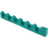 ULTECHNOVO Porta Stecche Biliardo in Gomma Verde, Supporto Multi-slot per Tavolo | Design Minimalista, Uso su Tavolo da Pool, Supporto Stabile per Stecche e Bastoni da Golf