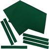NUOBESTY Telo per Tavolo da Biliardo Monofaccia Verde in Fibra Resistente | Uso Professionale All'aperto, Aspetto Elegante, Adatto a Sostituzione Tavolo, Finitura Robusta