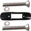 Luxshiny Clip per Pagaia da Kayak con Vite, Supporto Fisso Nero Leggero | Morsetto Robusto in Plastico e Lega di Alluminio, per Garage e Deposito Pagaia Kayak
