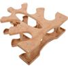 VILLFUL Supporto per Manubri, Porta Manubri Verticale Palestra, Struttura a Tre Livelli, per Fitness Enthusiast, Home Gym Organizer, PP, Stoccaggio Sicuro e Facile da Trasportare