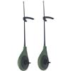 Amosfun 2 Pezzi Supporto Portatile Mini per Canna da Pesca in Plastico | Flessibile e Resistente All'usura, Ritorna alla Forma Originale, Accessorio per Pesca Invernale