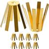 Gadpiparty 10 Pezzi Adattatore da Golf in Ottone Tipo Polpo per Albero e | Spessori Tipo Octopus, Oro, Struttura Resistente ai Danni, per Appassionati e Atleti del Golf