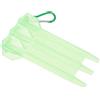 Didiseaon Custodia Rigida per Freccette in Plastica Verde, Sottile e Compatta | Design a Scomparti, Portatile e Resistente All'usura, per Accessori e Freccette, Uso Outdoor