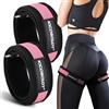 KICOSOADT Bande per glutei da donna, fasce per glutei e BFR per gambe, bande di limitazione del flusso sanguigno regolabili per squat, spinte dell'anca, allenamento dei glutei e allenamento della