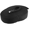 Luxshiny 2 Pezzi Cinghia di Fissaggio per Kayak Cargo Poliestere Nero 300kg | Paddle Board e Surfboard, Uso in Viaggio o Camion, Antiscivolo, Facile da Usare