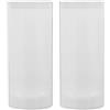 TOYANDONA 2 Pezzi Contenitore per Volani da Badminton, Tubo Porta-volani in Plastica, Portatile e Riutilizzabile, per 3 Volani, per Casa e Locali