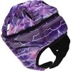 HOMOCONO Casco da Portiere Regolabile, Protezione Testa Antiurto per Giovani | Materiale EVA Tessuto e Nylon, Assorbimento Energia, Colore Porpora, per Casa e Pattinaggio