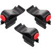 ULTECHNOVO 3 Pezzi Clip per Putter da Golf in Plastica Nero, Leggero e Robusto | Accessori per Borsa da Golf, Compatibile Mazze, Uso Sul Campo, per Golfisti, Colore Nero