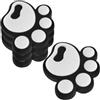 SHINEOFI 4 Pezzi Adesivo Antiscivolo per Snowboard a Zampa Animale | Decorativo, Resistente e Antiusura, per Sport All'aperto e Funivie, Effetto Grip