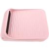 NIYANGLE Tavola Inclinata Pieghevole per Stretching Polpacci, Rosa, 500 Kg | Design Pieghevole, Superficie Antiscivolo a Onde, Plastica Resistente, per Casa e Pause in Ufficio