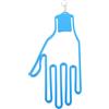 HONITANO Plastica Supporto la Forma da Golf Mantiene, Blu per Guanti | Accessorio Rivestimento per Uso in Campo o Casa, Facile da Portare, Elegante e Pratico