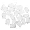 DIYEAH 20 Pezzi Gabbia Esca per Pesca, Contenitore Bianco in Plastica | Uso in Acqua e Salata, Struttura in Acciaio, Design Versatile, Facile da Usare