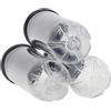 HOLIDYOYO 3 Pezzi Contenitore per Palline da Tennis Coperchio in PVC | Soluzione Pratica per Riporre Palline da Tennis e Ping Pong, Struttura Stabile, Uso Quotidiano Sportivo
