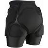 CAQYPVH Protezione per Coccige e Sedere Robusti | Tessuto spandex Elasticizzato, Pantaloncini Protettivi Aderenti, Confortevoli, Indumento Protettivo Sportivo , Nero , Xxs