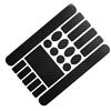 Luxshiny Protezione Adesiva Telaio Bici in PVC Nero, Anti Graffio | Set per Protezione Telaio e Catena, Facile da Applicare, Sagoma per Curve Complesse, Colore Nero
