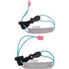 DEARMAMY 2 Pezzi Cintura Riflettente per Corsa Notturna, Fit, Polipropilene | Uso Versatile per Running e Ciclismo, Design Riflettente, Accessorio Leggero per Attività Serali