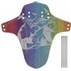 VILLCASE Parafango per Bicicletta Staccabile, per Bici e Mountain Bike | Plastica e Resina, Uso All'aperto, Facile da Pulire, Installazione Semplice, Accessorio per Ruote