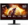AOC G4 27G4ZRE Monitor PC 68,6 cm [27] 1920 x 1080 Pixel Full HD LED Nero, Rosso