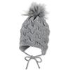 Sterntaler Berretto Lavorato a Maglia Extra, Argento Melange, 51 cm Unisex-Bimbi
