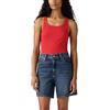 Levi's Essential Ribbed Tank T-Shirt Donna (Pacco da 1)