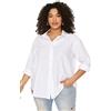 Trendyol Trendyol Women Plus Size Regular Fit Basic Shirt Collar Woven Plus Size Shirt Trendyol Donna Taglie Forti vestibilità Regolare Collo della Camicia di Base Camicia Taglie Forti Tessuta Donna