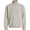 JJ REBEL Jrebzack Sweat Half Zip Jrebzack - Felpa con Mezza Zip Uomo (Pacco da 1)