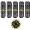 DMiotech 5 Pcs Scatola Di Giunzione Connettore Elettrico Cavo M20 4 Pin | Impermeabile, Connettori Esterni, Per Cavi Gamma Cavi 9-12mm, Per Luci Tunnel Luci Subacquee Luci Giardino