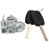 Gettimore Cilindro serratura portiera anteriore sinistra con 2 chiavi compatibile con Ford Focus C-Max, S-Max 1552849 ricambio in metallo