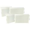 vhbw set di filtri compatibile con Wernig ComfortVent G90-180 sistema di ventilazione - Filtri G4 / F7 (4 pzz.), 24 x 12 x 5 cm, bianco