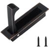 UFURMATE 1 confezione da 1 maniglia scorrevole per porta, bronzo lucidato a | Maniglia per porta a scomparsa in acciaio inox per porte scorrevoli