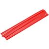 QUARKZMAN 5 Pezze Bacchette Di Saldatura Plastica Rossa 9.5mm x 200mm HDPE Nastro Piatto Di Plastica Per Riparazione Serbatoi Idrici Pallet Carrelli Elevatori Bidoni(0.4inch x 8inch)