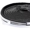 YANKUIRUI Nastro Spazzola Para-Spifferi per Porte e Finestre, 10 Metri (L) x 9 mm (L) x 15 mm (T), Spazzola Autoadesiva per Sigillatura, Blocca Aria per Porte Scorrevoli/Estere, Nero