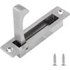 UFURMATE 1 maniglia per porta scorrevole a incasso con fori per viti | Maniglia da incasso in acciaio inox per porta scorrevole dell'armadio, porta del fienile